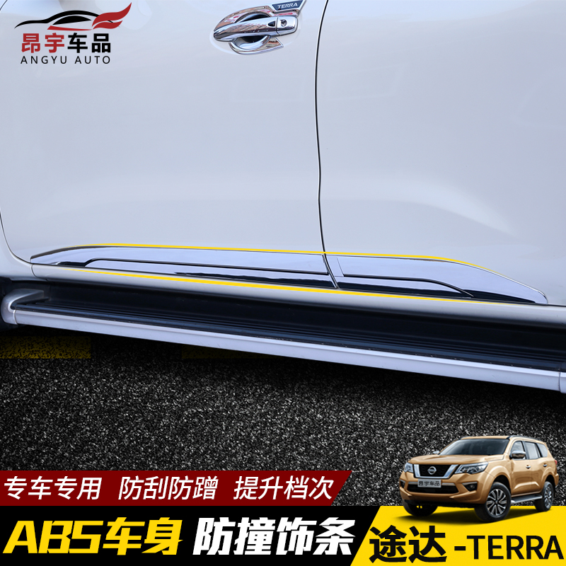 Special for Nissan Ida Body Accessories 18-21 ney Sunset door Collision Avoidance Strips edge Decorative Bright Strips