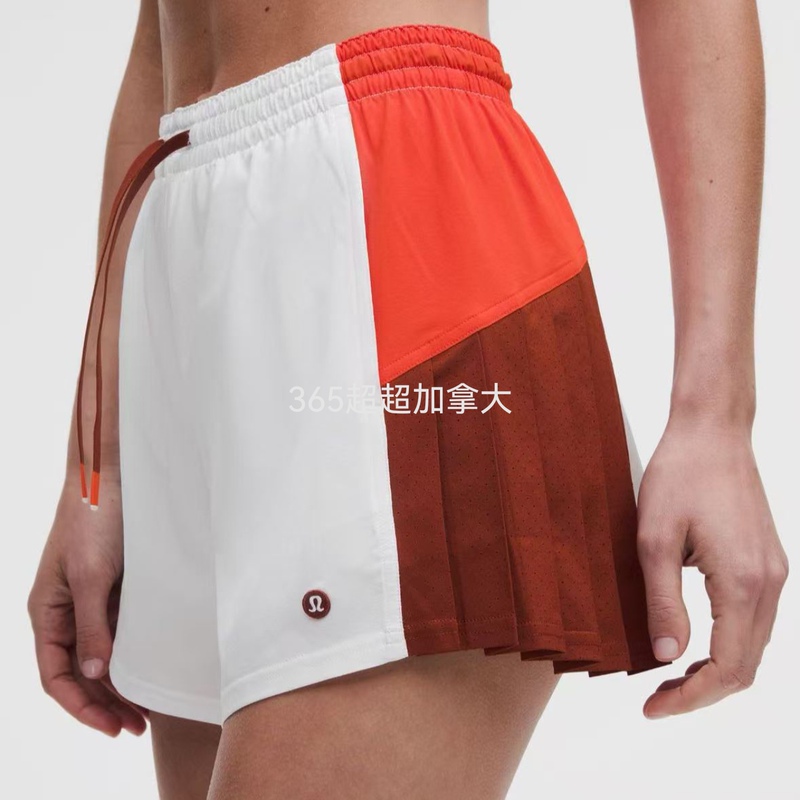 8.23 Super Canadian Lulu Court Champ Side-Pleat Tennis Short 3 Women's Shorts