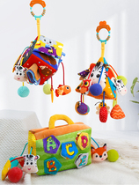 Sozzy drawstring pumping bedbell rattle newborn baby 0 one year old stroller pendant soothing toy