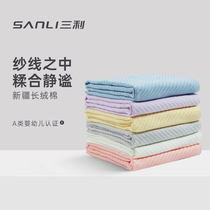 Sanli towel cotton women wash face Bath home soft absorbent quick-drying 2021 new gauze men summer thin