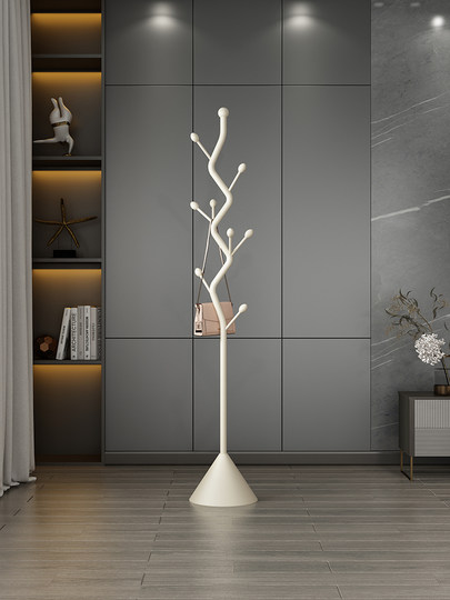 Italian-Style Light Luxury Coat Rack, Floor-Standing Bedroom Bedside Clothes Organizer, Simple Home Storage Clothes Rack