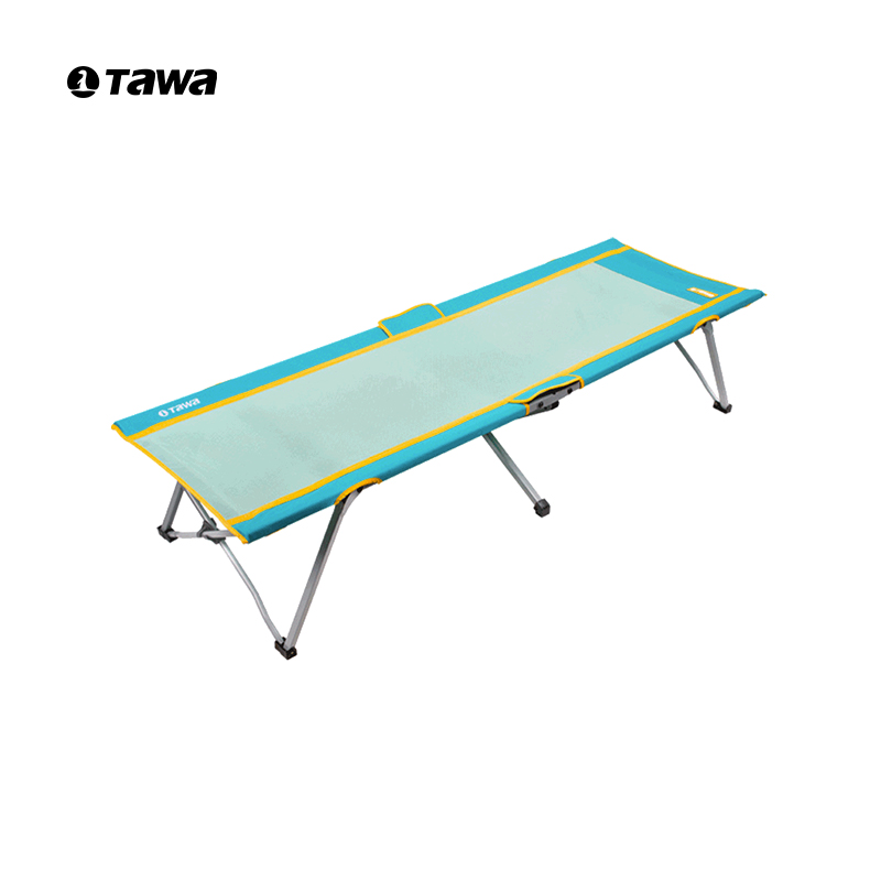 TAWA outdoor reinforced folding bed simple single lunch break office chair camp bed invisible portable companion bed