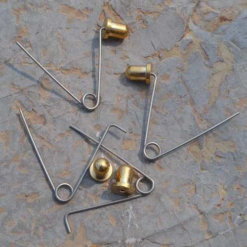 Big Diaotai New Chinese Chair Copper Bean Spring Fishing Stool Spring Outrigger Accessories Circlip Card Bean