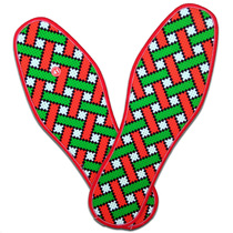 Cross-stitch pure cotton insole semi-finished hand-embroidered mens and womens geometric print with thread sweat-absorbent massage shoes