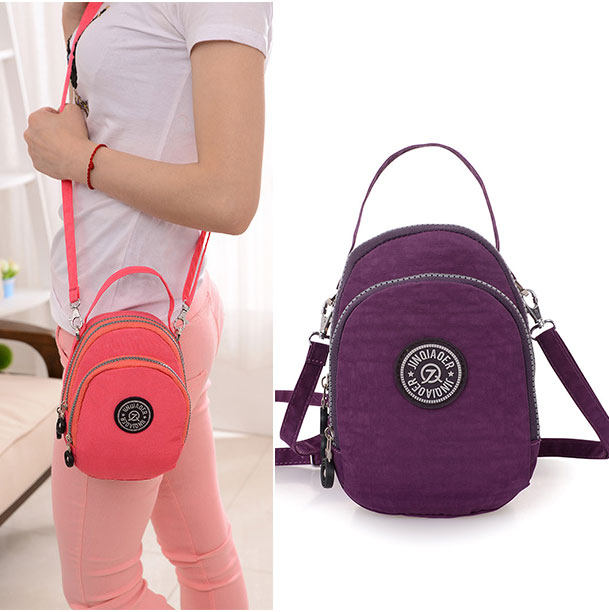 Middle-aged and elderly women's mother's handbag fashion one-shoulder Messenger back wife grocery shopping mobile phone change bag