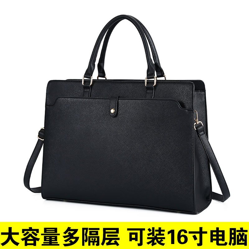 2026 New Model Women's Handbag Briefcase with Multiple Compartments for Commuting, Can Hold A4 Documents, Laptop Bag, High-End Business Tote