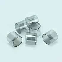 Bishop 1 kuma moka horse radiator glass 4ml black ice quartz transparent glass