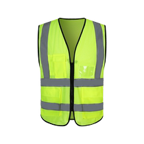 Mesh Breathable Reflective Vest Customized Driving Express Vest Customized Reflective Strips Construction Site Safety Vest Clip Printing