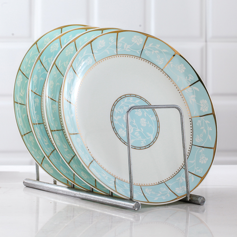 Jingdezhen four pack 】 【 ipads porcelain ceramic disc compote dish plate 8 inches on platter CD plates suit household