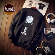 Mùa thu cộng với áo khoác nhung nam mùa xuân và mùa thu Hàn Quốc của áo khoác lưới màu đỏ tinh thần xã hội anh chàng xu hướng quần áo đẹp trai