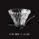 Nhật Bản chính hãng cà phê HARIO ly V60 ly lọc thủy tinh chịu nhiệt 01/02 VDG phiên bản kỷ niệm của thìa - Cà phê