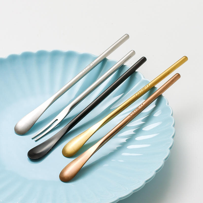 Kawashimaya coffee spoon stirring spoon long handle small spoon creative personality European cute dessert spoon drink mixing stick