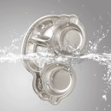 Детская обеденная тарелка для кормления из нержавеющей стали для детского сада