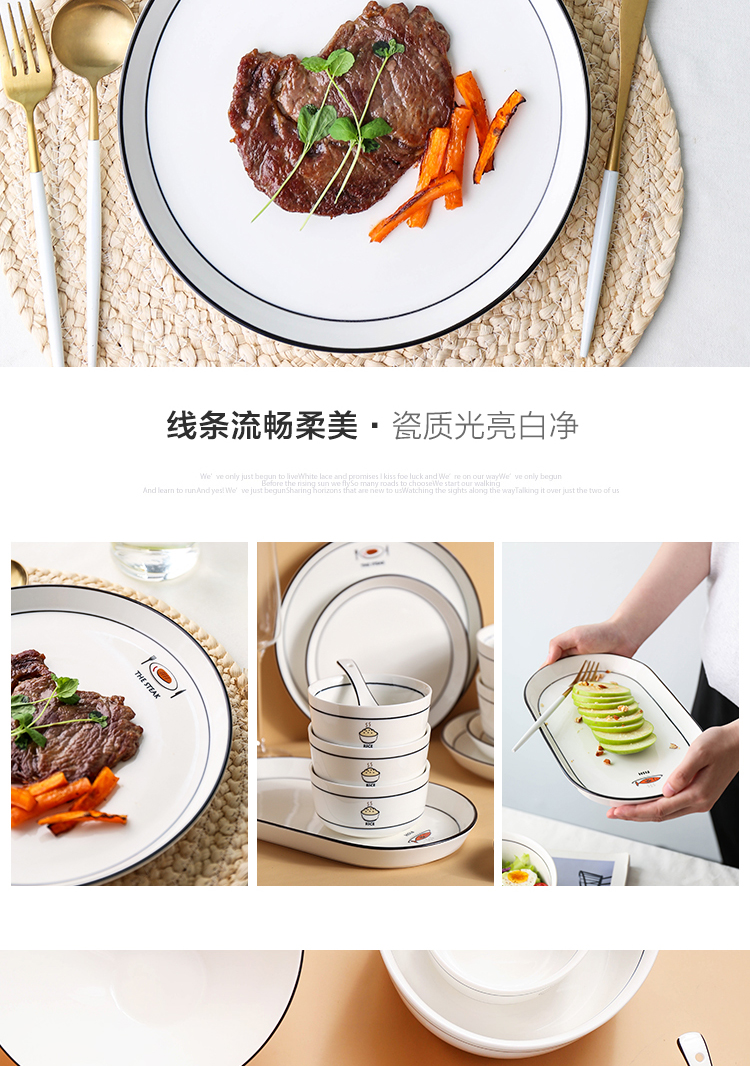 In northern sichuan dishes 0 express the creative move of household ceramic tableware to eat special jobs microwave oven