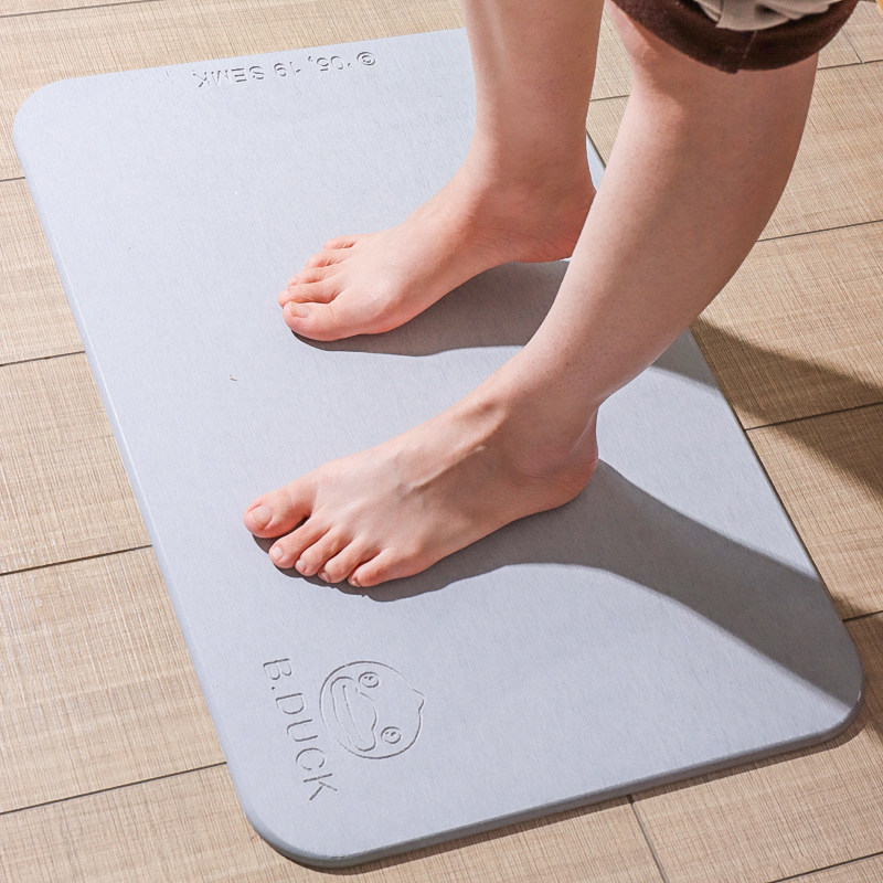 Kawashimaya diatom mud absorbent mat foot pad non-slip mat diatomaceous earth toilet toilet bathroom door suction floor mat