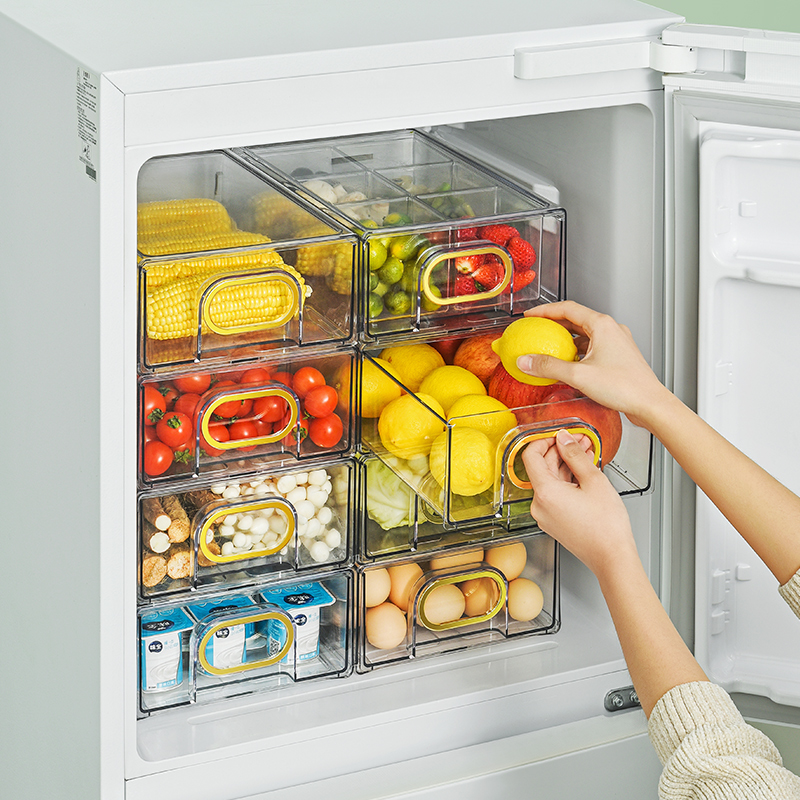 Kawashima House Kitchen Fridge Containing box Drawer Refreshing Box Food Grade Food Finishing Theorizer Eggs Storage Box