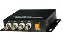 High-quality lightning protection 4-channel video optical transceiver with 1-channel reverse RS485 data optical transceiver a pair of 430 yuan