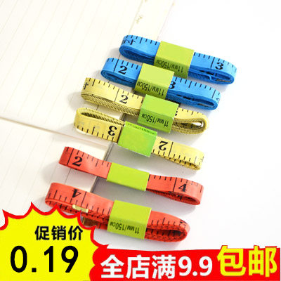 Home Practical tailor Measuring Clothing Ruler Leather Ruler measuring tape Three surrounding ruler Soft City ruler Height waist circumference Chest Circumference sewing 1 5 m