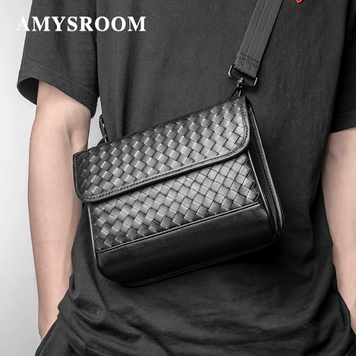 Нагрудная сумка, плетеный универсальный брендовый летний ремешок для сумки, универсальная сумка на одно плечо, из натуральной кожи