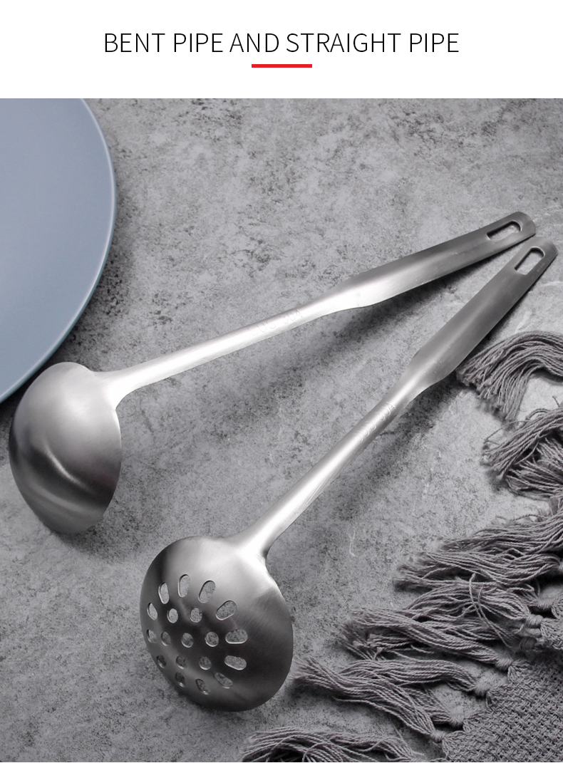 爵 奇 304 nồi lẩu inox muỗng súp muỗng thìa muỗng dầu vỏ dầu rò rỉ nhà bếp dụng cụ nấu ăn dụng cụ nhà bếp dụng cụ nhà bếp