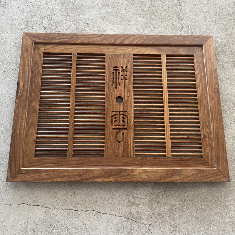 Pig Chicken Wing Wooden Tea Table Tea Table embedded leakage plate Tea Disk tray Urjilstone embedded