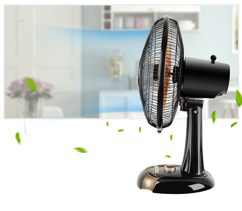 Kunfeng điện quạt nhà máy tính để bàn im lặng quạt máy tính để bàn sinh viên văn phòng cơ khí thời gian lắc đầu - Quạt điện quạt ly tâm công nghiệp