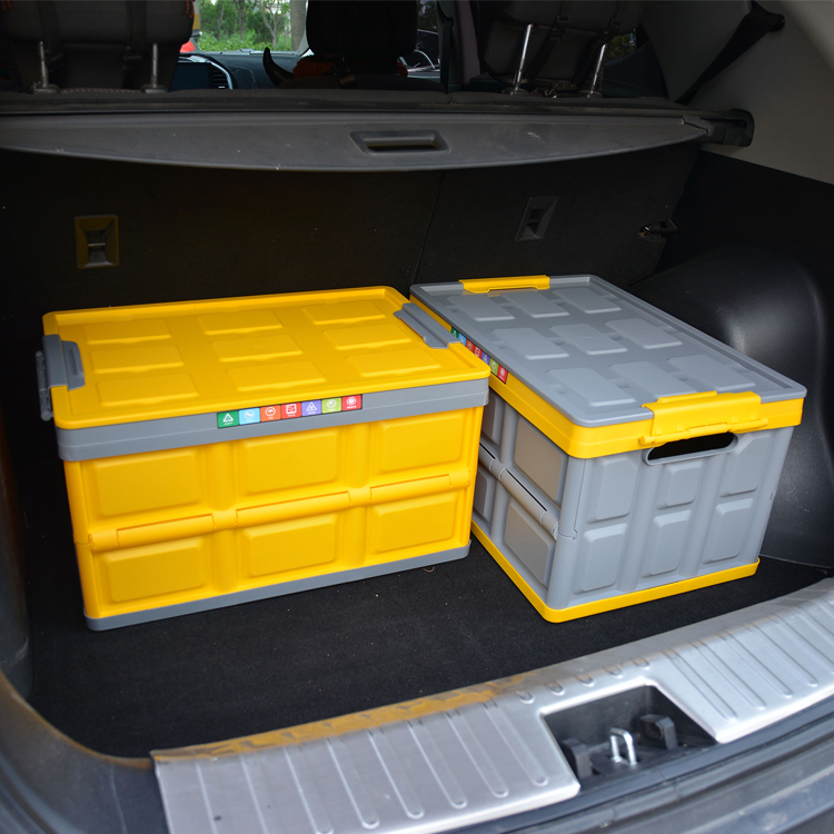 Car trunk storage box folding storage box car built-in box tail box finishing box car interior supplies