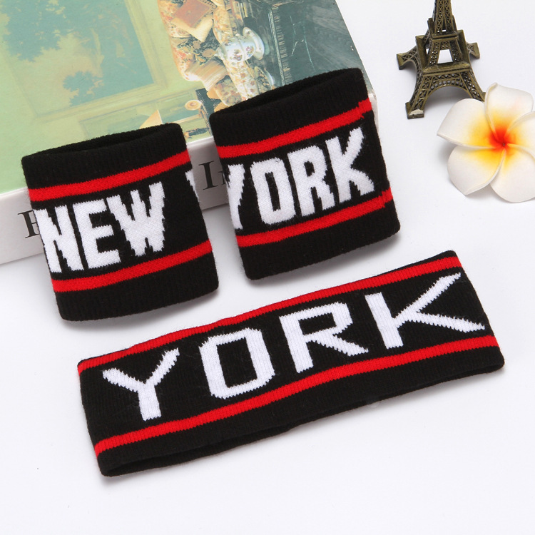 Children's sports head with boy headgear Wrist Basketball Wrist Headscarf Kid Hair with suit Early Childhood Care Suction Sweat