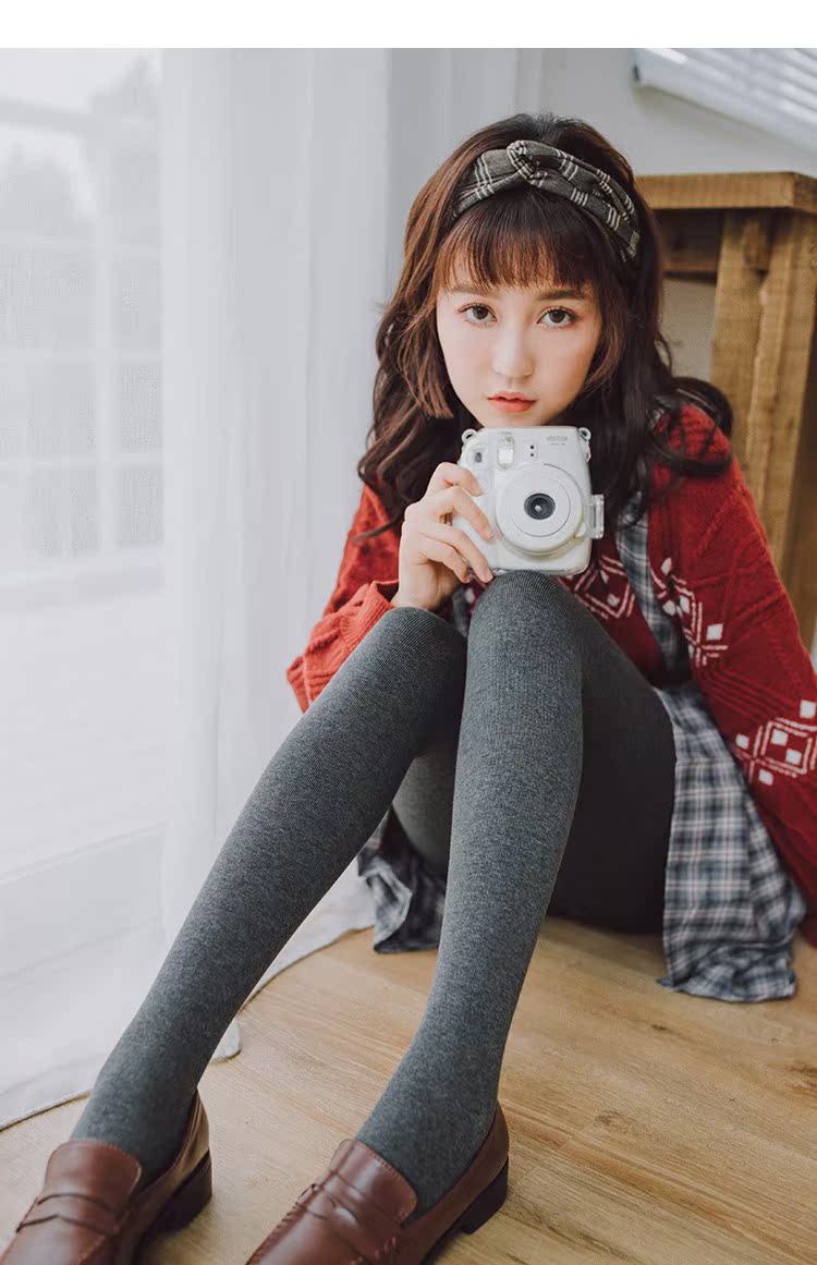LIFEDIFF mùa thu và mùa đông 300D micro áp lực vừa dày phần bếp ống quần lót nữ sọc dọc đáy chân vớ mỏng tất bàn