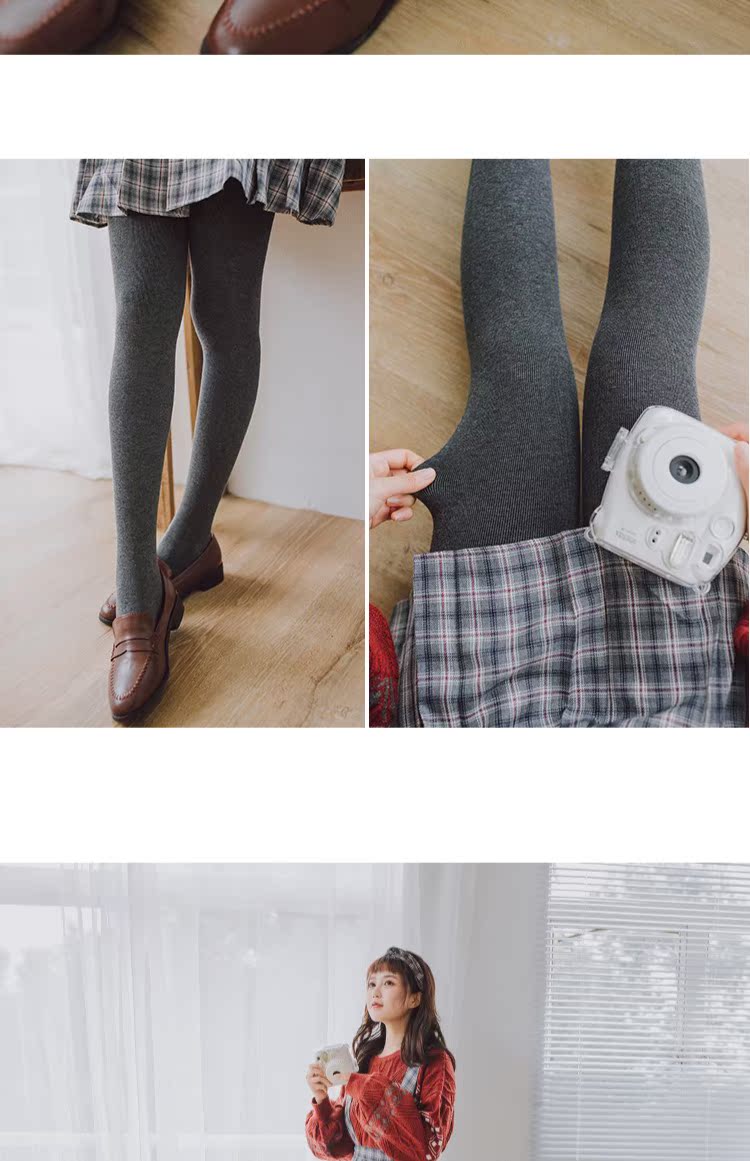 LIFEDIFF mùa thu và mùa đông 300D micro áp lực vừa dày phần bếp ống quần lót nữ sọc dọc đáy chân vớ mỏng tất bàn