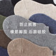 Men's No-Show Socks, Cotton Socks, Low-Cut Socks, Thin Socks, Solid Color Invisible Socks, Black Versatile