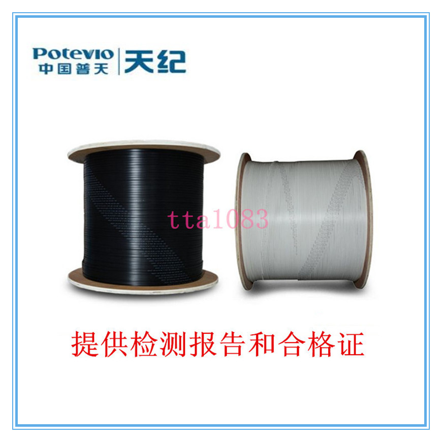 Putin Daily Ji 1 core 2 core indoor leather fiber optical fiber entry ftth butterfly fiber leather line single double core leather wire optical fiber