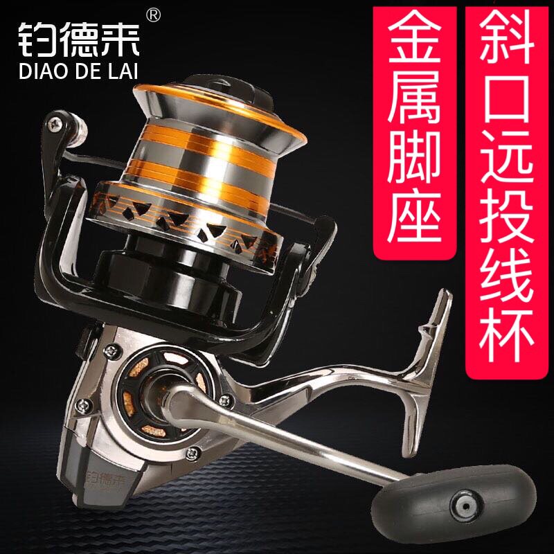 Fishing Deed to oversize 9000 10000 12000 12000 of fishing wheel Full metal footrest Rocker Anchor Fish Winder