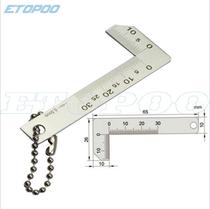  Explosion-PROOF 0-30MM 0 5MM stainless STEEL chamfering ruler RIGHT angle ruler