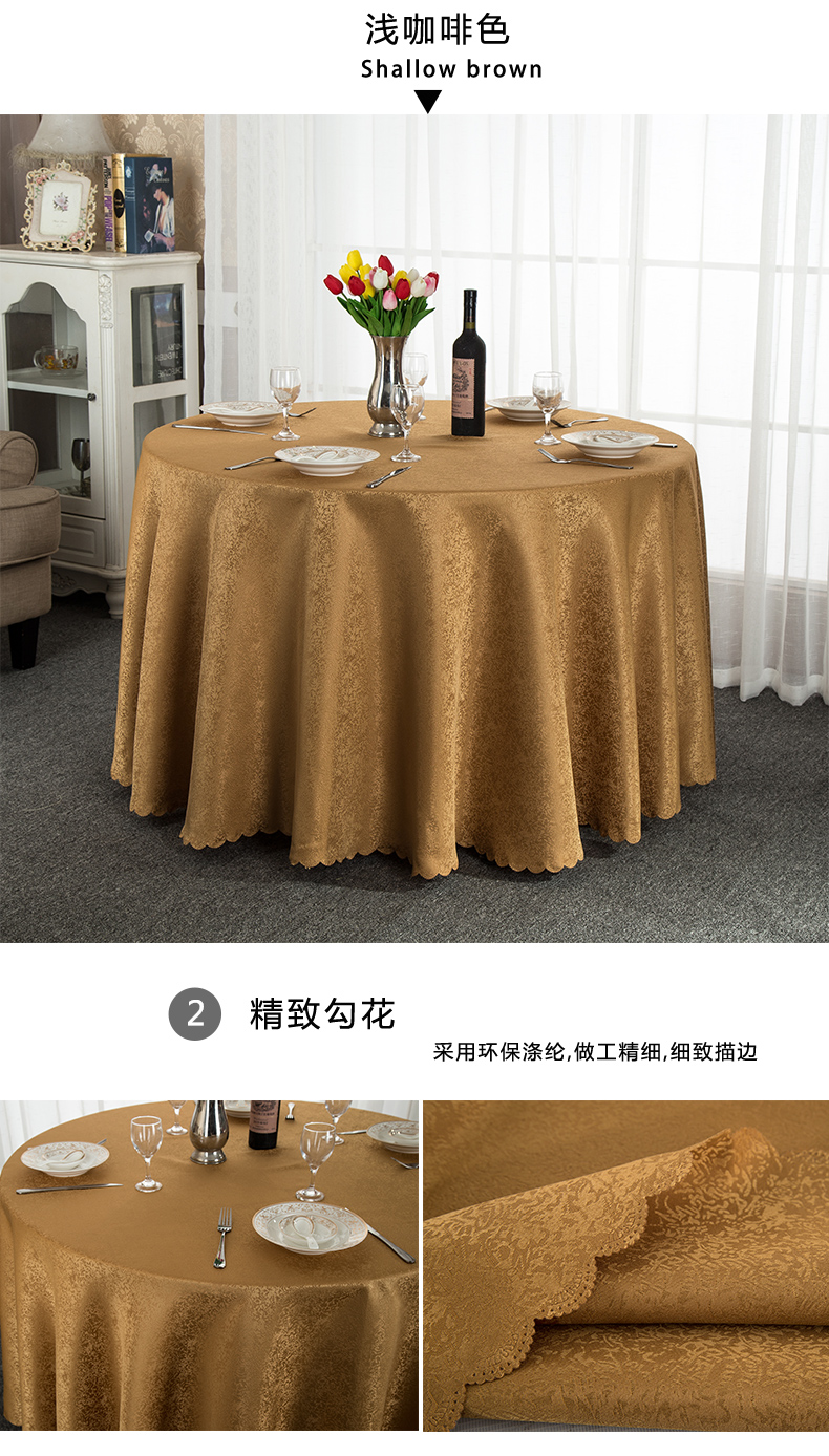 Khách sạn Hotel Restaurant Floral khăn trải bàn tròn vòng bảng bảng vải khăn trải bàn hình chữ nhật cà phê khăn trải bàn khăn trải bàn tùy chỉnh - Khăn trải bàn khăn trải bàn dưới kính bàn gỗ