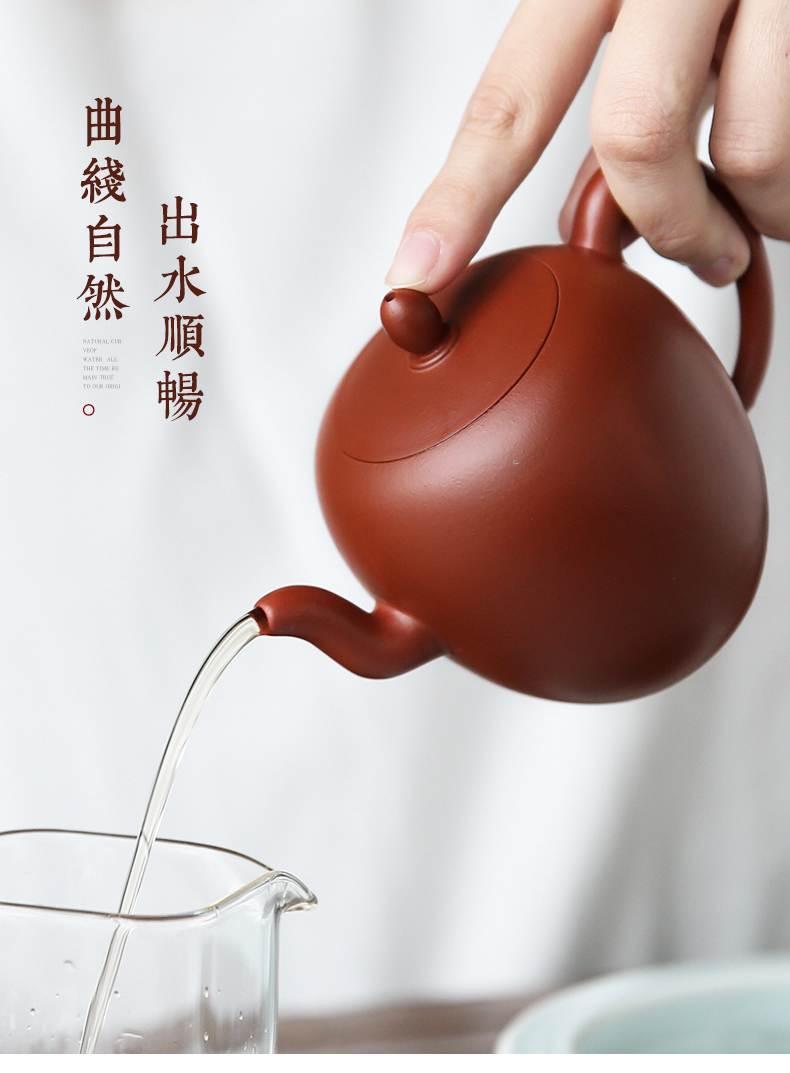 Three frequently hall are it pure manual undressed ore clay pot authentic yixing teapot famous master zhu S26048 the teapot