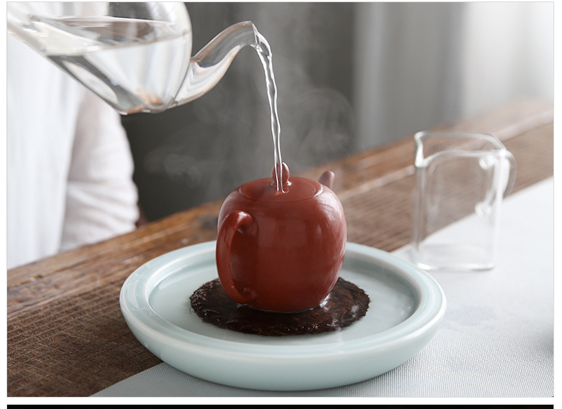 Three frequently hall are it pure manual undressed ore clay pot authentic yixing teapot famous master zhu S26048 the teapot