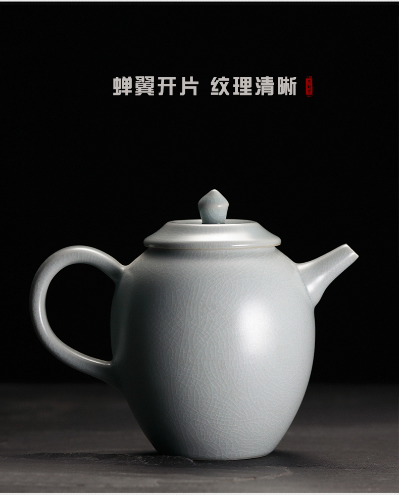 Three frequently hall of a complete set of tea set suits for your up with jingdezhen ceramic keller cup lid to use household head TZS399 8