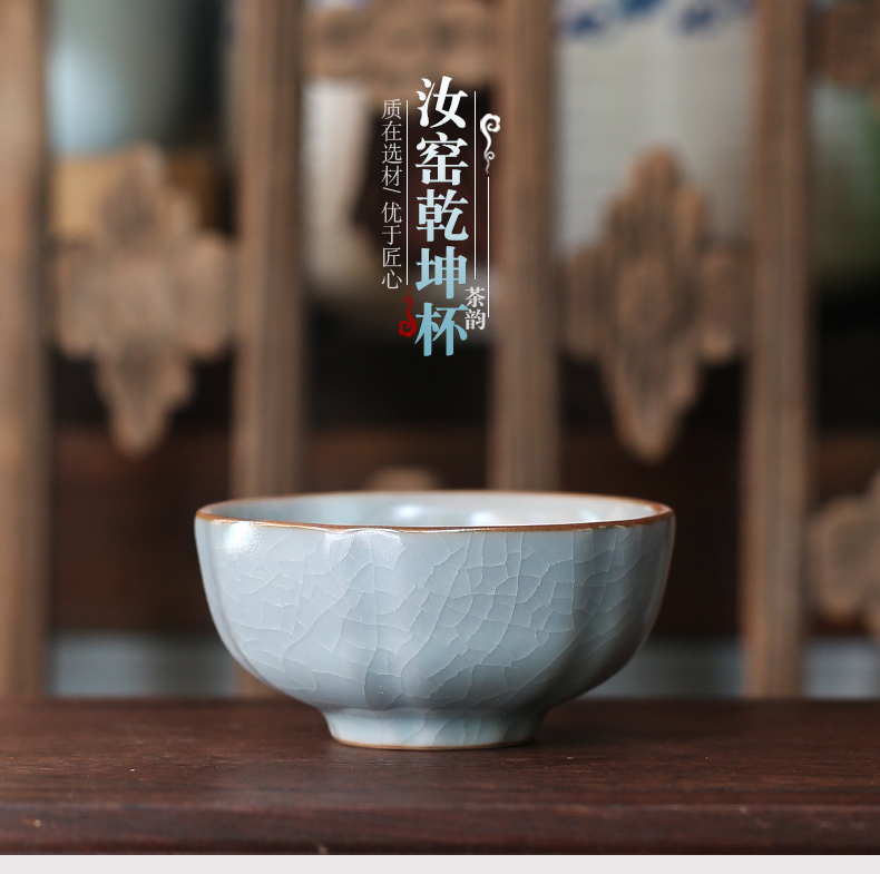 Three frequently hall your up puer tea cups masters cup sample tea cup S44032 jingdezhen ceramic kung fu tea set single CPU