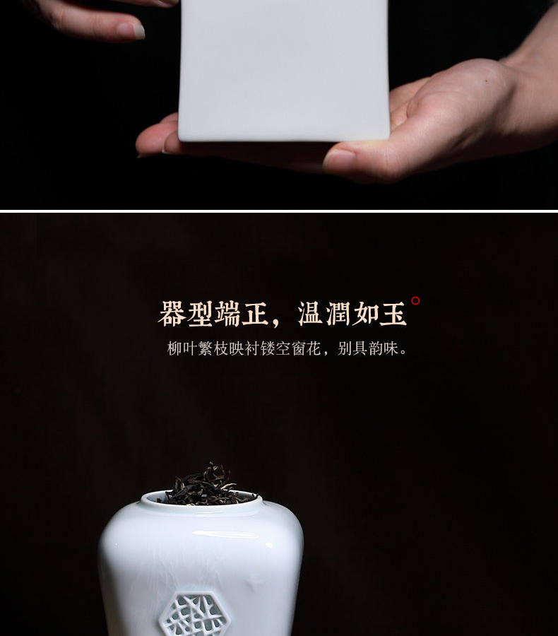 Three frequently hall jingdezhen ceramic seal up tea caddy fixings image more kung fu tea set S51013 POTS of tea storehouse