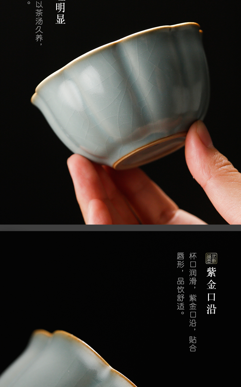 Three new ru up market metrix who frequently hall cup your porcelain cups start S44047 can keep single jingdezhen ceramic tea cup