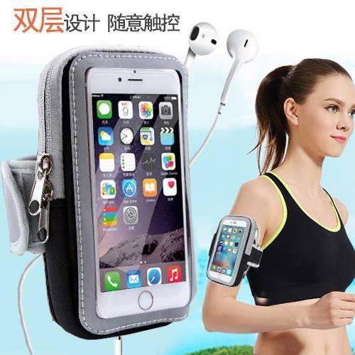 Mobile Phone Case on the Wrist, Running Mobile Phone Bag, Sports Arm Bag, Wrist Bag, Fitness Comfort, Ultra-Thin, Portable Touch Screen
