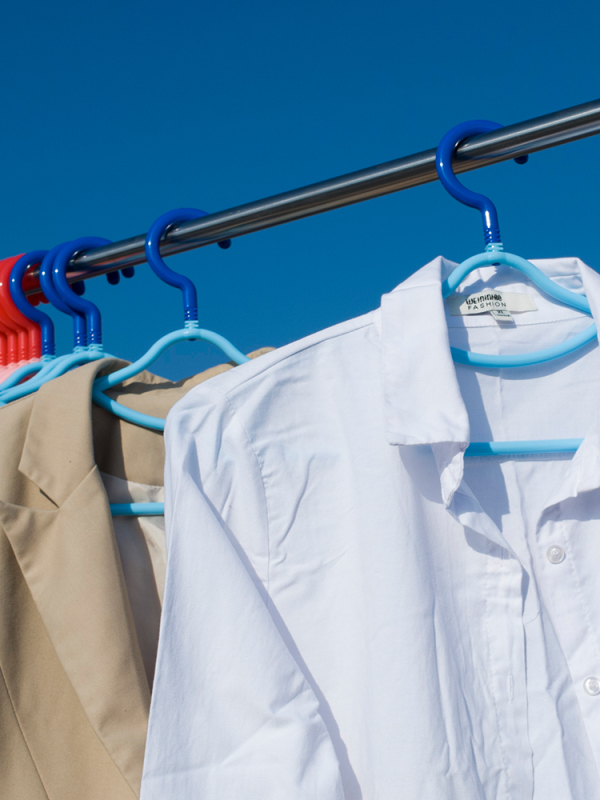 Rotating Clothes Hook with Soft Rubber Shoulder Pads That Don'T Slip on the Shoulders, Suitable for Home Use on Balconies and Dressing Rooms, Drying Rack with Hooks, Dormitory Clothes Rack
