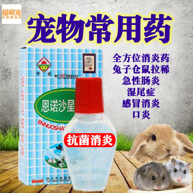 Pet Rabbit Common Medicine Hamster Rabbit Pull Rare Special Medicine Rabbit Rabbit Drug Cold Inflamed Diarrhea Medicine Stocky