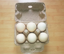  Egg tray Egg box 6 pulp egg tray 6 yellow pulp chicken and duck egg box 6 soil eggs Soil duck egg box