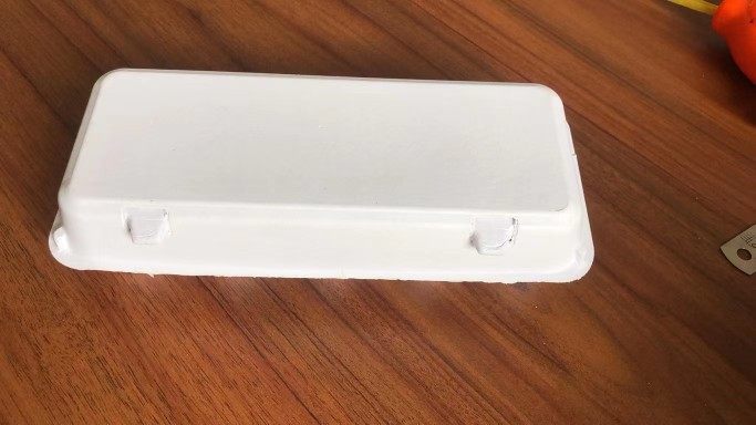 Ten egg - box 10 white pulp egg - box egg - egg - tray egg - box paper - box paper - paste