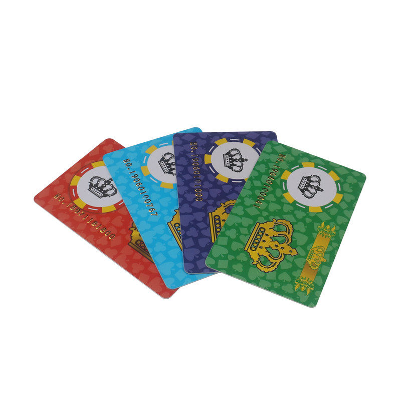 Customized PVC0073 Chip Card Mahjong Chip Coin Chess Card Room Voucher One Card One Anti-counterfeiting Chip Card