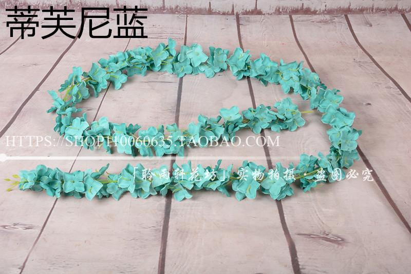 Hoa cẩm tú cầu mô phỏng hoa chuỗi hoa treo tường hoa wisteria hoa chuỗi hoa giả hoa mây đám cưới ngày lễ hoa trang trí hoa - Hoa nhân tạo / Cây / Trái cây cây giả trang trí trong nhà