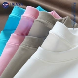 Хлопковая приятная телу футболка с коротким рукавом для влюбленных, оверсайз, в американском стиле