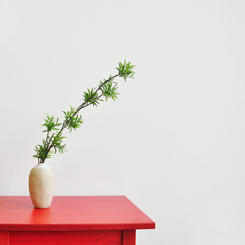 Early Spring New Chinese Simplicity Emulation plant flower arrangement Flower Art Ceramic Bottle Suit art270